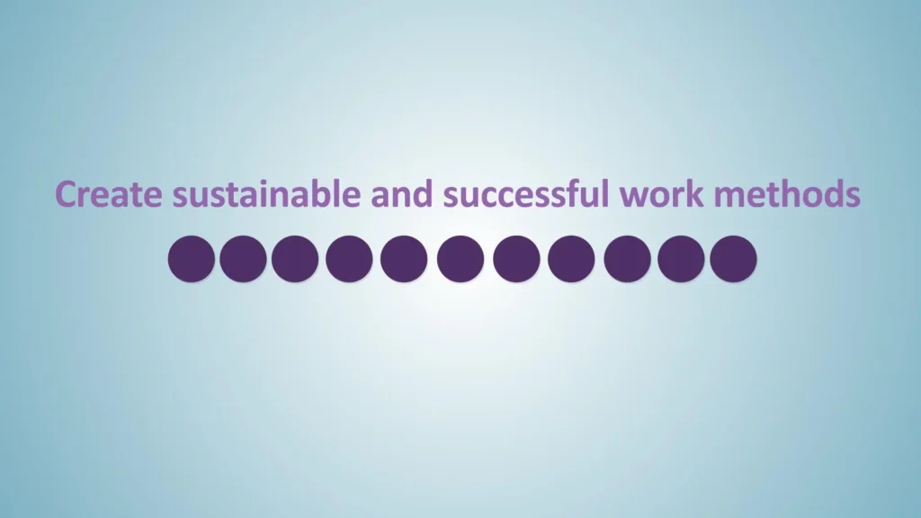 SUMETO Employment - Sustainable and successfull work methods