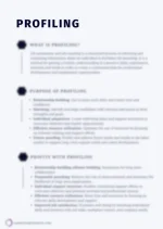 SUMETO Employment - Profiling guide